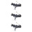 3Pcs Black Adjustable Tassel Armlet Vintage Cuff Accessory Gift 7