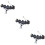 3Pcs Black Adjustable Tassel Armlet Vintage Cuff Accessory Gift 8