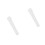 2Pcs Ceramic Medicine Grinding Stick White Kitchen Pestle Muddler Tool 2