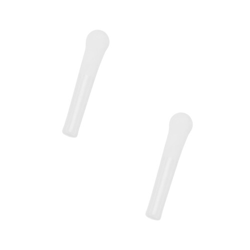 2Pcs Ceramic Medicine Grinding Stick White Kitchen Pestle Muddler Tool 2