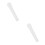 2Pcs Ceramic Medicine Grinding Stick White Kitchen Pestle Muddler Tool 5