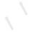 2Pcs Ceramic Medicine Grinding Stick White Kitchen Pestle Muddler Tool 6