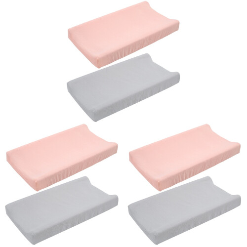 6Pcs Multipurpose Cotton Changing Table Covers for Bassinet 1