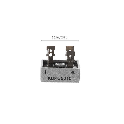 15Pièces Composant Électronique Redresseur Argent 4 Broches 50A 1