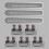15Pièces Composant Électronique Redresseur Argent 4 Broches 50A 7