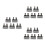 15Pièces Composant Électronique Redresseur Argent 4 Broches 50A 10