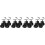 16Pièces En Bois Noires Légeres Instruments De Percussion 5