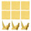 800Pcs Golden Paper Sheets Square Folding DIY Craft Handicraft Set 2