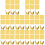 800Pcs Golden Paper Sheets Square Folding DIY Craft Handicraft Set 8