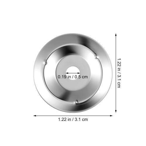 100Pcs Silver Stainless Steel Drum Cymbal Ring Percussion Accessories 1