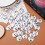 100Pcs Silver Stainless Steel Drum Cymbal Ring Percussion Accessories 5