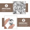 100Pcs Silver Stainless Steel Drum Cymbal Ring Percussion Accessories 6