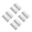 8Pcs Silver Tinplate Candy & Cookie Boxes Sturdy Home Use Storage 3