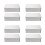 8Pcs Silver Tinplate Candy & Cookie Boxes Sturdy Home Use Storage 8