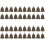 40Pcs Compact Multi Brass Bells for Pets Retro Decorative Use 4