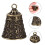 40Pcs Compact Multi Brass Bells for Pets Retro Decorative Use 11