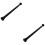 2Pièces Tringle Noire Ajustable Pour Sèche-Linge Rideaux 8