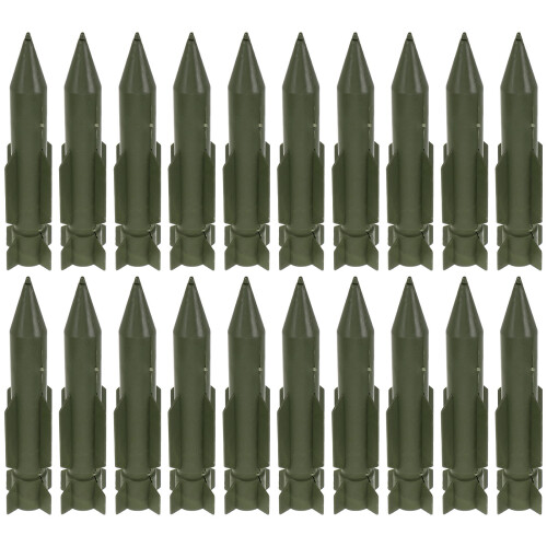 40Pcs Kids Green Plastic Toy Rockets Realistic Space Shuttle Models 1