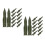 40Pcs Kids Green Plastic Toy Rockets Realistic Space Shuttle Models 4