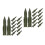 40Pcs Kids Green Plastic Toy Rockets Realistic Space Shuttle Models 8