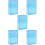 5Pcs Portable Plastic Box Ergonomic Flip Type Storage Case 10