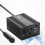 2Pièces Inverseur Auto USB Double 150W Refroidissement Compact Noir 10