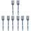 8Pièces En Silicone Bleu Pour Cuisine 4