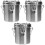3Pcs Premium Stainless Steel Brush Washer Practical Compact Silver 6