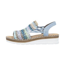 sandali elastici Rieker Flechtana - Multicolore