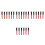 24Pcs Matte Liquid Lip Gloss Multi Color Compact Portable Daily Use 5