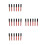 24Pcs Matte Liquid Lip Gloss Multi Color Compact Portable Daily Use 6