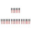 24Pcs Matte Liquid Lip Gloss Multi Color Compact Portable Daily Use 8