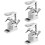 3Pièces Station Magnification LED Avec Pinces Boîtes Outils 6