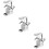 3Pièces Station Magnification LED Avec Pinces Boîtes Outils 9
