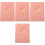4Pcs Student Planner Notepad 2024 Pink Portable Daily Time Management 5