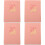 4Pcs Student Planner Notepad 2024 Pink Portable Daily Time Management 7