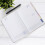 4Pcs Student Planner Notepad 2024 Pink Portable Daily Time Management 10