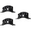 3Pièces Accessoire De Violin Noir Pont Multifonctionnel Durable 7