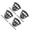 40Pcs Pool Table Replacement Pockets Black Tpe Billiard Storage Basket 11