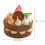2 Pieces Artificial Cake Display Realistic Fake Small Simulation 3