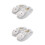 2Paires Enfants Antidérapants Motif 6