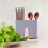 5Pcs Multi-Grid Plastic Chopsticks Holder Detachable Utensil Organizer 5