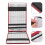 3Pièces Carnet Portable Score Golf PU Noir Simple Durable 9