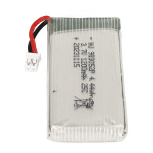 Batteria al litio 3,7V 1200mAh per drone RC quadcopter, 38g