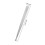 2Pcs Durable Stainless Steel Precision Tweezers, Round Tip, Silver 3