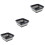 3Pièces Lavoirs Plastique Gris Utilisation Polyvalente 5