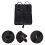 5Pièces Étui De Rangement Batterie Noir Durable Et 9
