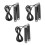 3Sets Wear-Resistant Skipping Rope Black Metal Plastic for Training 7