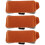 3Pièces Bande Mute Son Pour Guitare Basse Orange 8