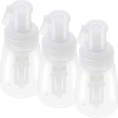 9Pcs Transparent Powder Spray Bottles Refillable for Barber Home Use 2